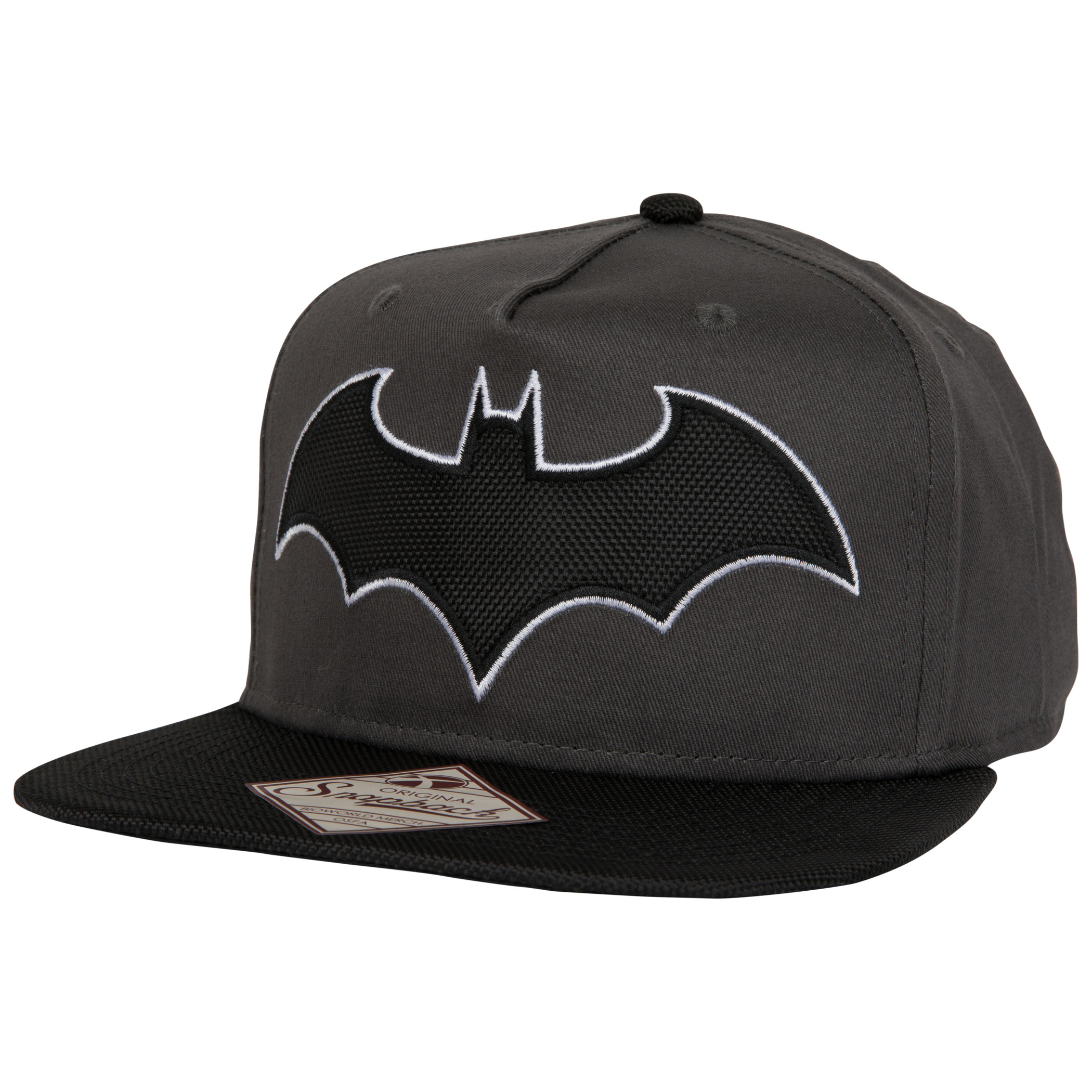 Batman Hush Symbol with Ballistic Brim Snapback Hat